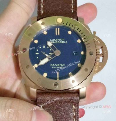 Copy Panerai Luminor Submersible Blue Dial watch Panerai PAM00671